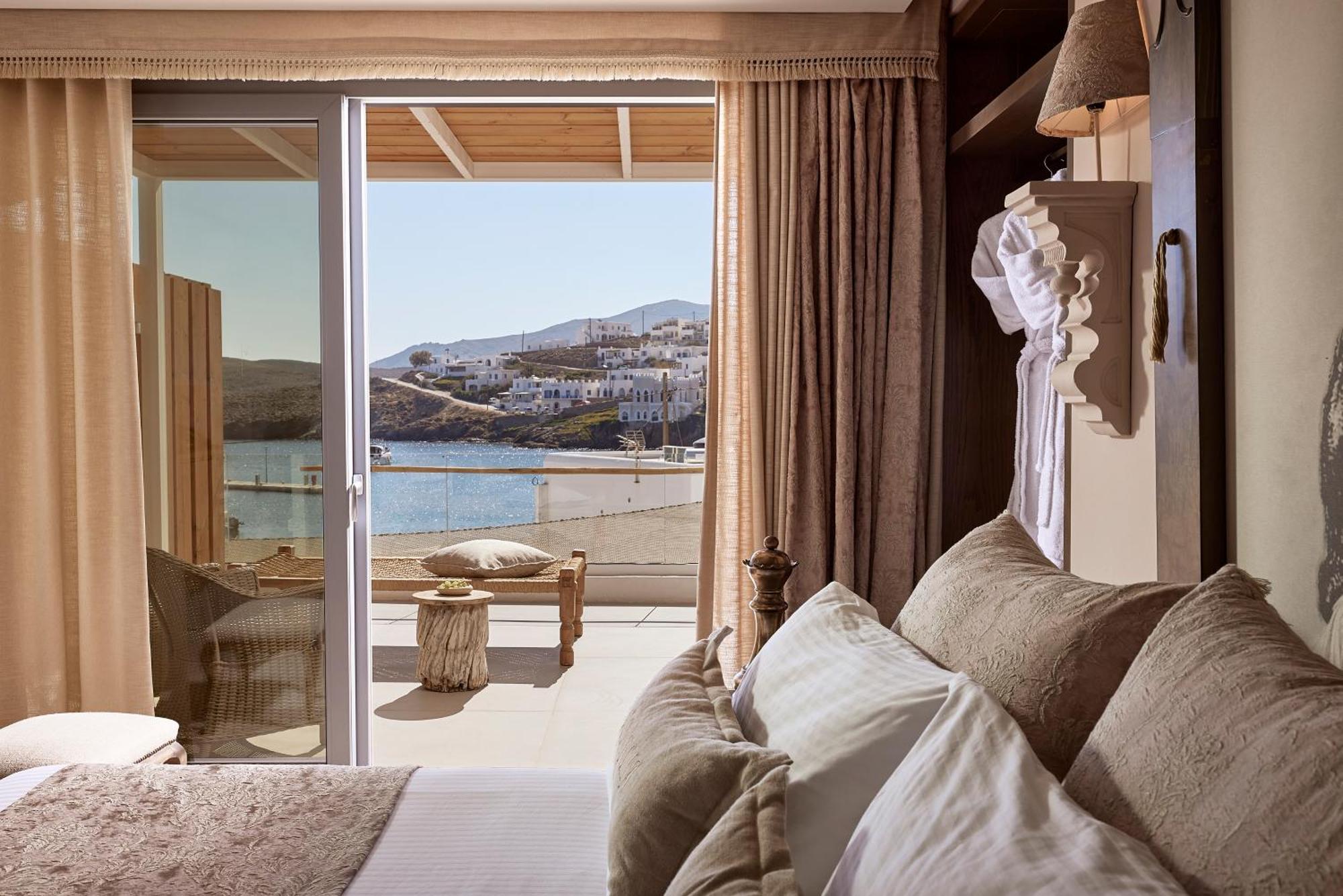 Kythnos Bay Hotel Lutrá Szoba fotó