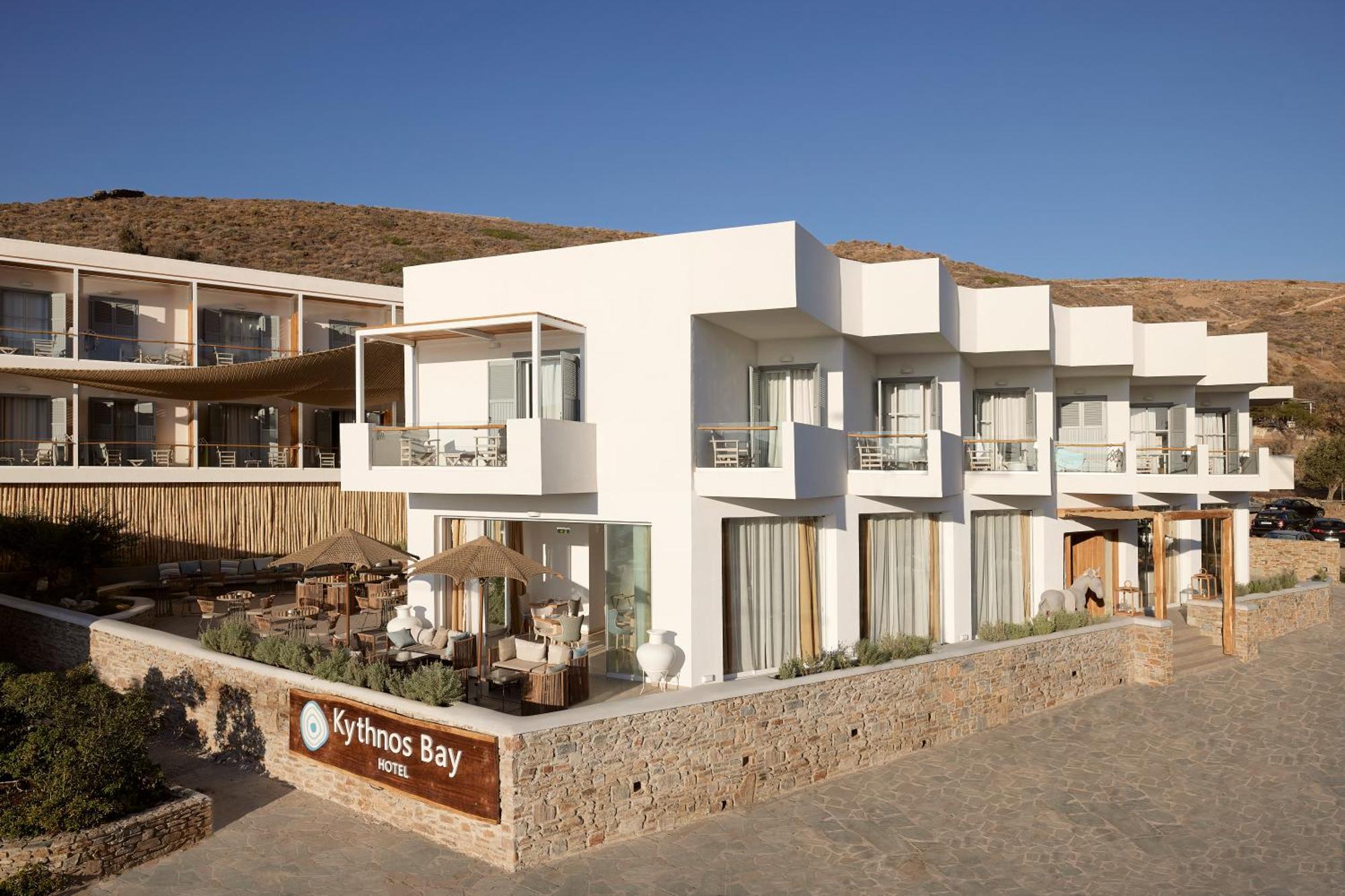 Kythnos Bay Hotel Lutrá Kültér fotó