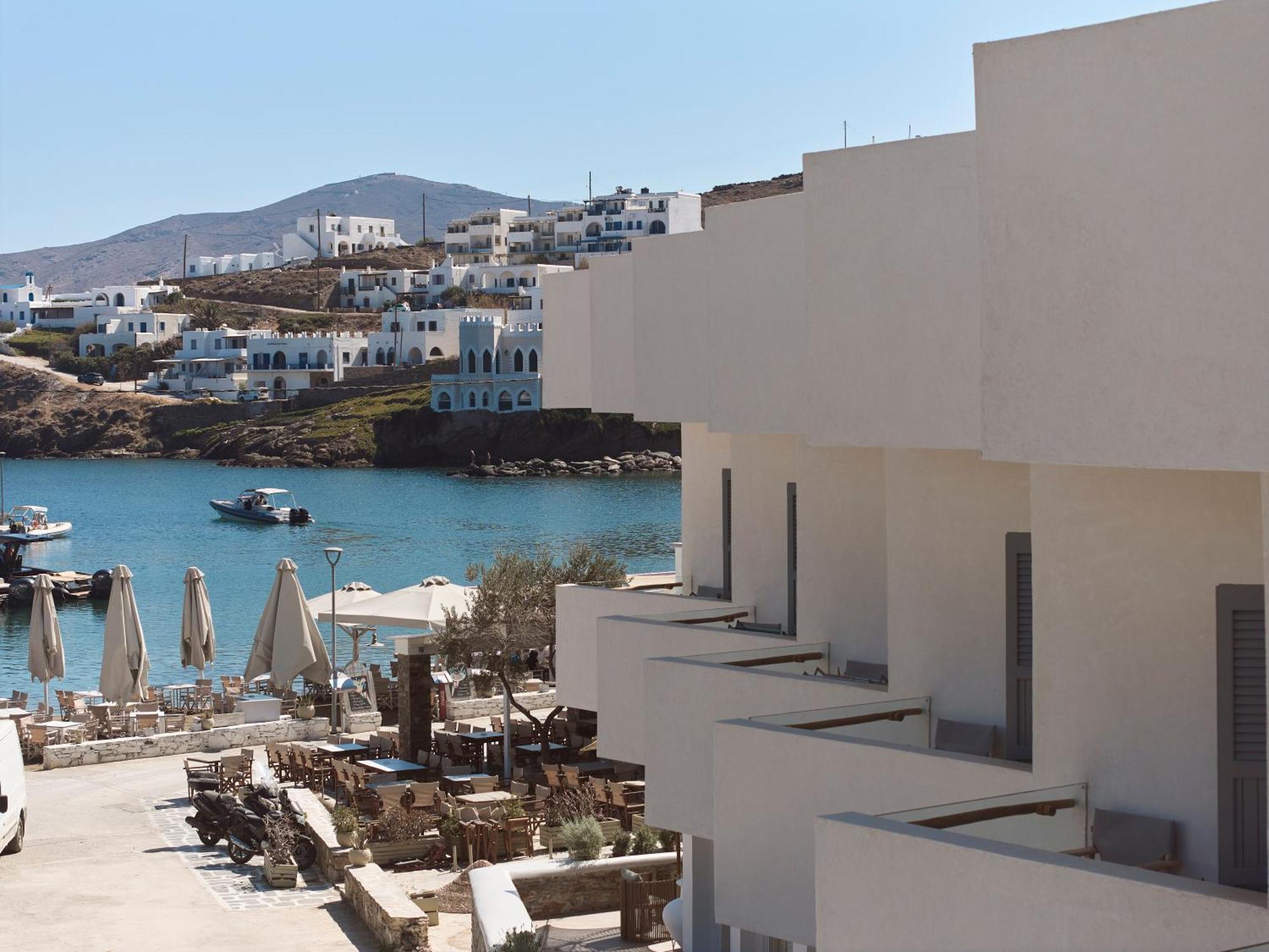Kythnos Bay Hotel Lutrá Kültér fotó