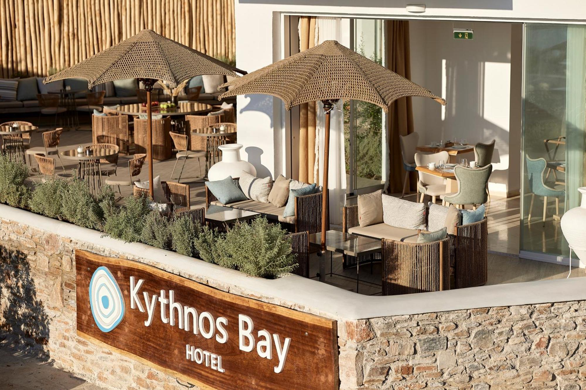 Kythnos Bay Hotel Lutrá Kültér fotó