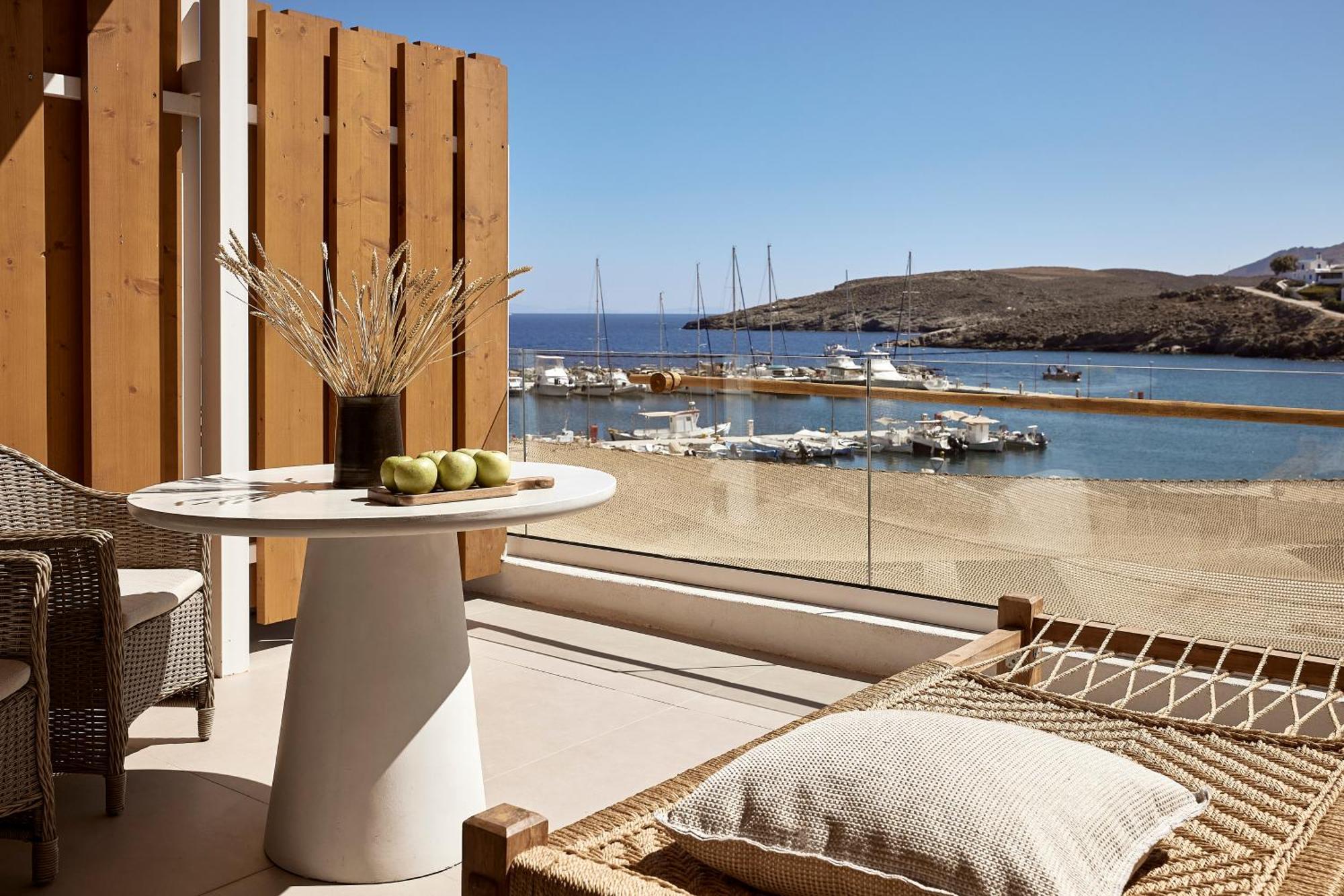 Kythnos Bay Hotel Lutrá Kültér fotó