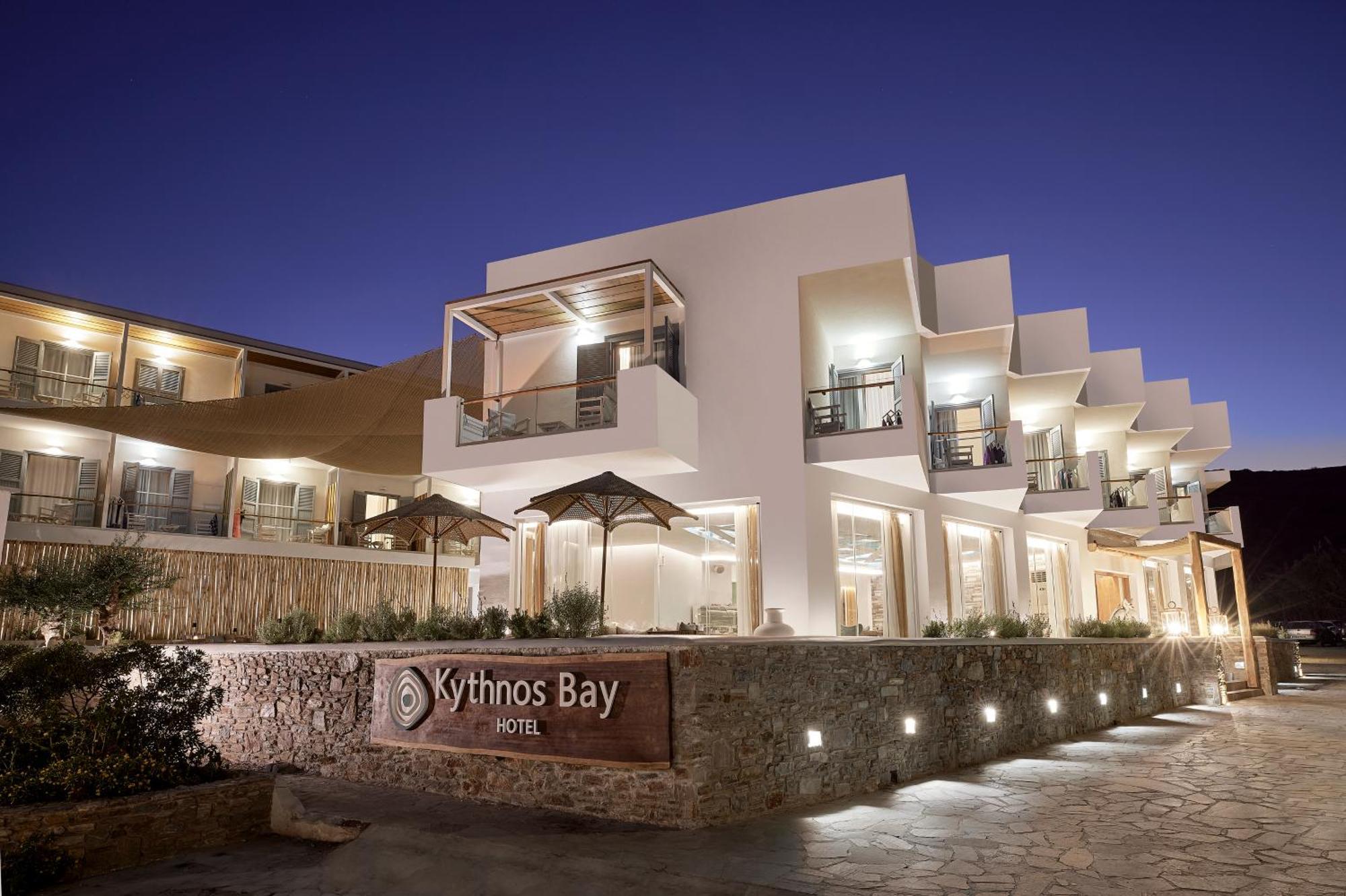 Kythnos Bay Hotel Lutrá Kültér fotó