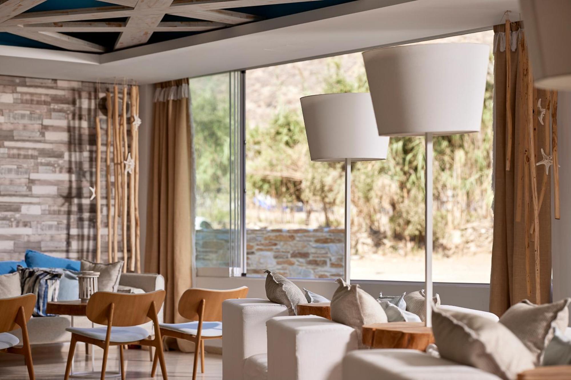 Kythnos Bay Hotel Lutrá Kültér fotó
