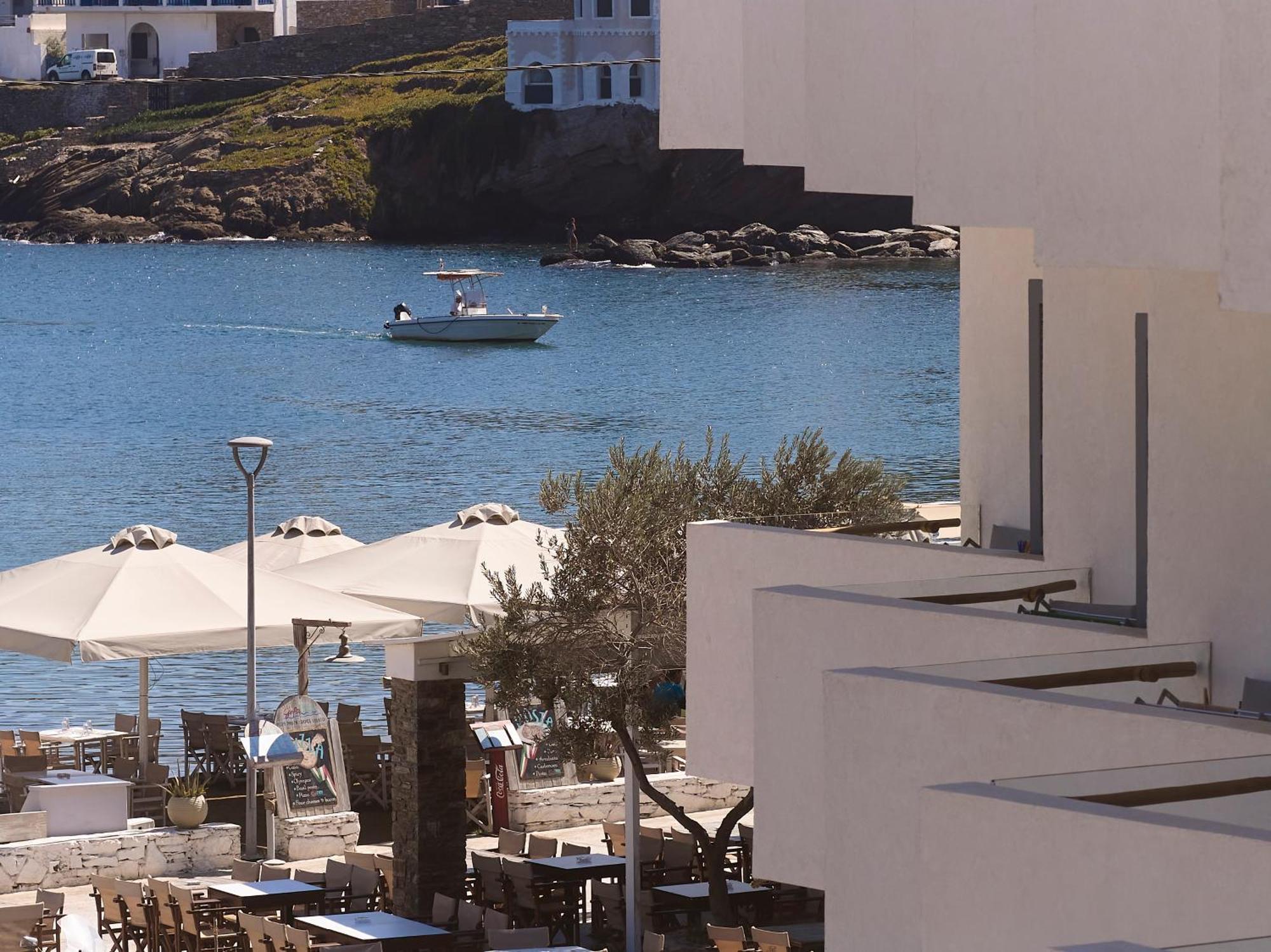 Kythnos Bay Hotel Lutrá Kültér fotó