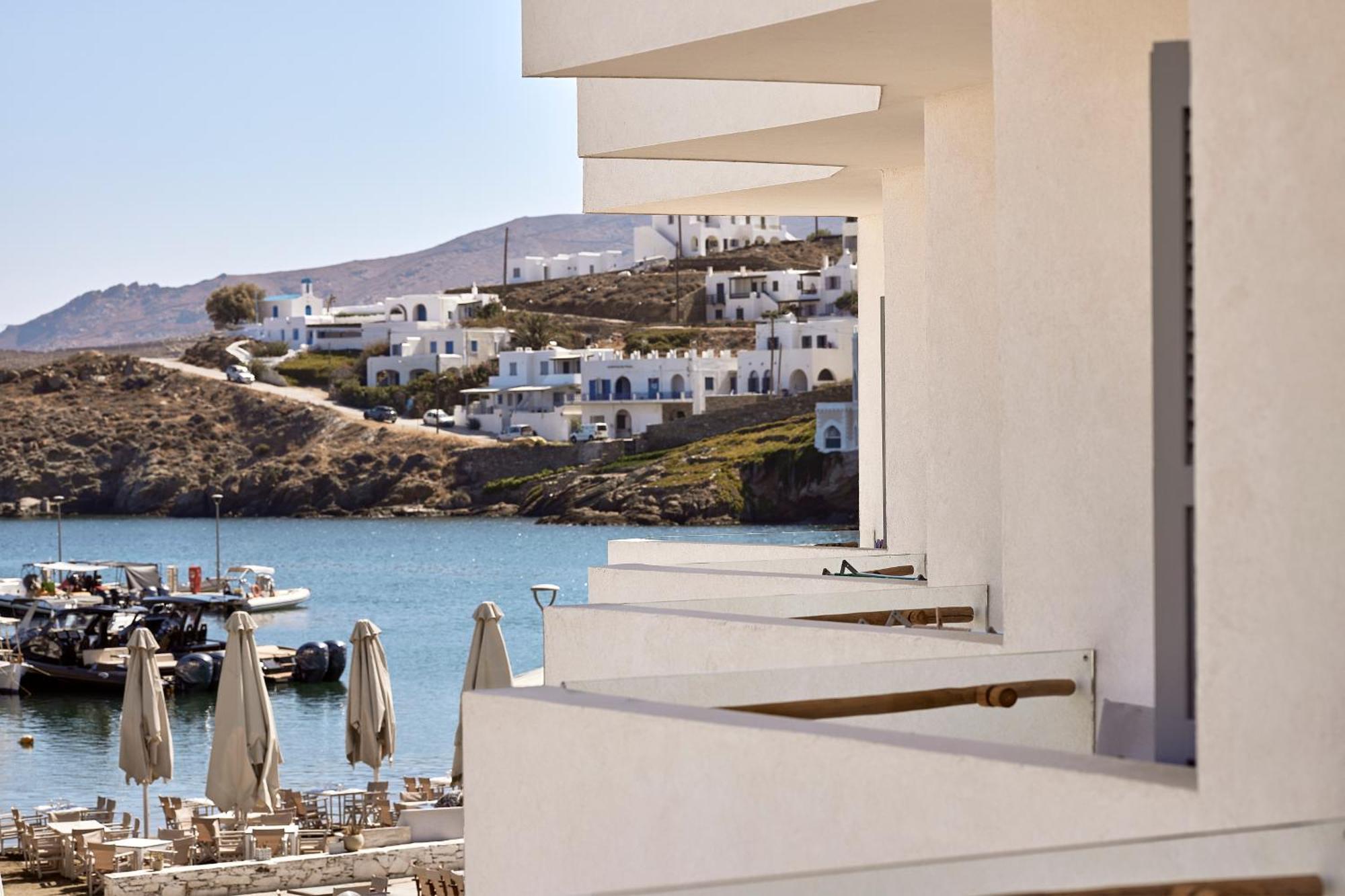 Kythnos Bay Hotel Lutrá Kültér fotó